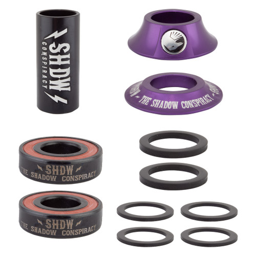 Shadow Conspiracy Stacked Mid Bottom Bracket Skeletor Purple 19mm 130-06279 19