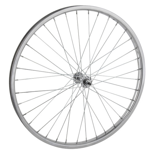 Wheel Master 24in W/M Steel 1.75 Front Wheel B/O 5/16x100mm Rim Brake Silver 6454