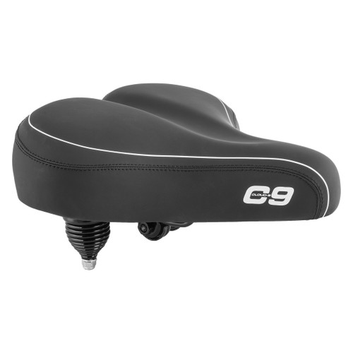 Cloud-9 Unisex Suspension Saddle, Cruiser-ciser Springs, Multi-Stage Foam, Black 49532