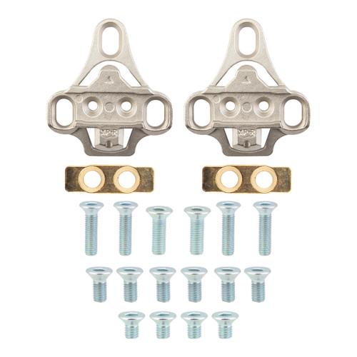 Sunlite Alloy 3-Bolt to SPD Bike Cleat Adapter for Road and MTB Shoes 410163