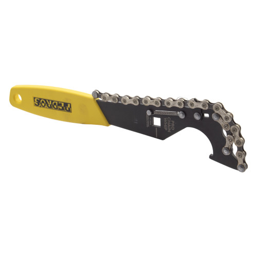 Pro Chain Whip II Bike Maintenance Tool - Multi-Gear Cassette and Lockring Wrench 6451311