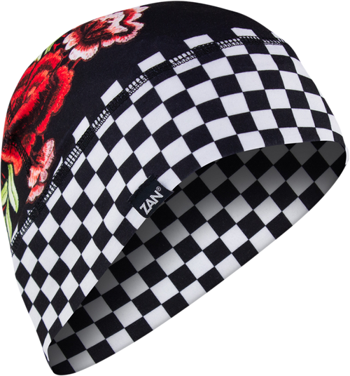 Zan Headgear Sportflex Beanie - Checkered Floral WHLL421
