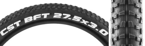 CST BFT+ 27.5x3.0 All-Mountain/E-Mountain Bike Tire - Aggressive Freeride Tread TB91152000