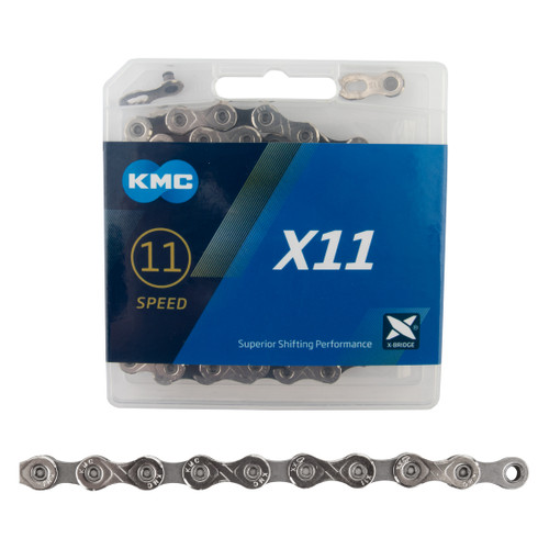 KMC X11SL DLC 11-Speed Bike Chain - Lightweight Durability and Precision Shifting CN11665