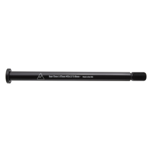 Highly durable 7075 Aluminum Rear Thru Axle 12mm x 172mm RTA-12-172-1.5