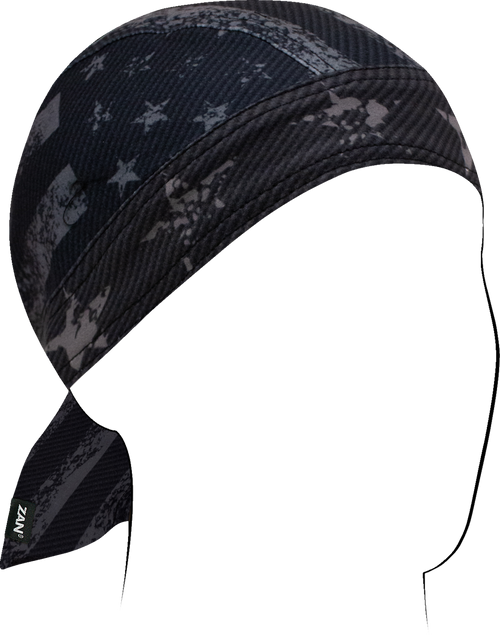 Zan Headgear Flydanna Sportflex - Carbon Fiber Distressed Flag ZL161