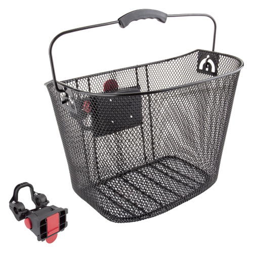 Sunlite QR Basket Black Steel 13.5x10.5x10.5 inch 90427