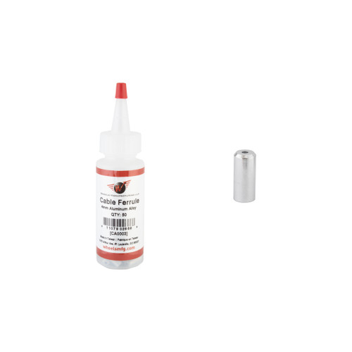 Wheels Alloy 4mm Cable Housing Ferrules - Premium Aluminum, Precision Components CA0003