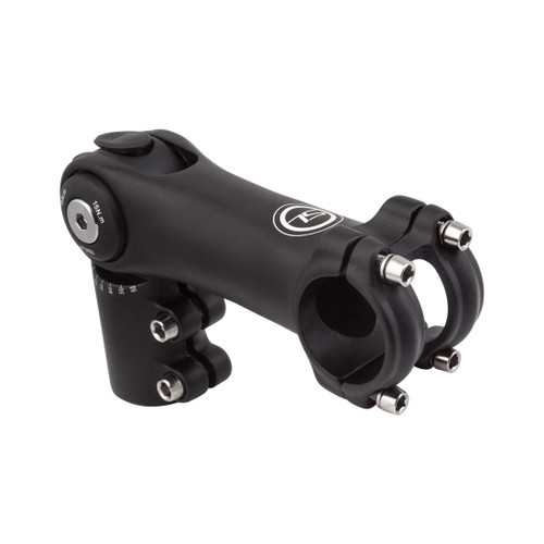 Sunlite Adjustable 0-60 Alloy Top Mount Bike Stem | 25.4/31.8mm Compatibility 570077