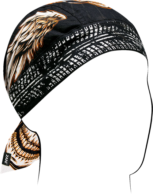 Zan Headgear Flydanna Head Wrap - Flaming Skull Z312