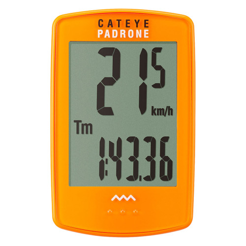 Cateye Padrone Wireless Bike Computer Large Display and Speed Sensor 1605205