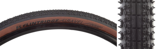 Kenda Flintridge Gravel Tire 700x47 Tubeless GCT Casing for Loose Surfaces 08995659