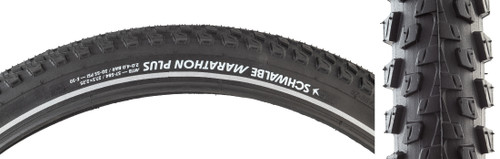 Schwalbe Marathon Plus MTB Hybrid Tire 27.5"x2.25 SmartGuard and Addix 11101213.01