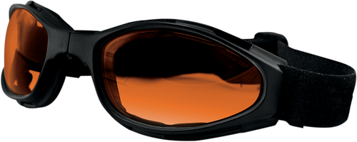 Bobster Crossfire Goggle - Matte Black - Amber Lens BCR003