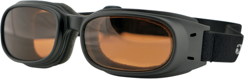 Bobster Piston Goggle - Matte Black - Amber Lens BPIS01A