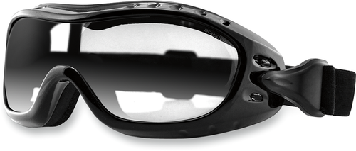 Bobster Night Hawk Goggle - Gloss Black - Clear Lens BHAWK01C