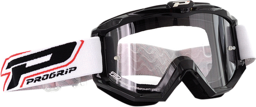 Pro Grip 3201 Raceline Goggle - Black - Clear PZ3201NE