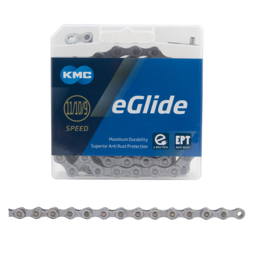 KMC eGlide EPT Chain 9/10/11-Speed for Shimano CUES E-Bikes CN11238