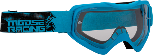 Moose Offroad Qualifier Goggle - Agroid - Blue - Clear Lens 2601-2659