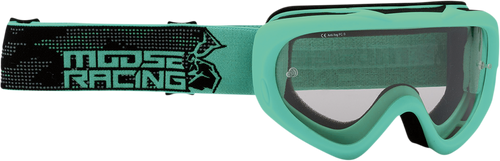 Moose Offroad Youth Qualifier Goggle - Agroid - Mint - Clear Lens 2601-2664