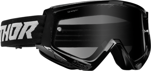 Thor Combat Sand Goggle - Racer - Black/Gray - Smoke Lens 2601-2693