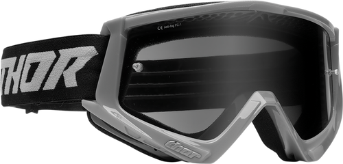 Thor Combat Sand Goggle - Racer - Gray/Black - Smoke Lens 2601-2694