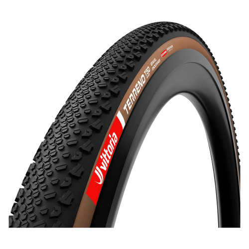 Vittoria Terreno T50 Gravel Tire - Tubeless Ready, Graphene Endurance, 700x45 11A00612