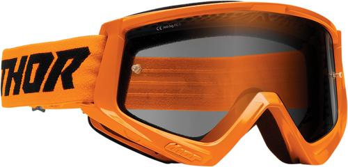Thor Combat Sand Goggle - Racer - Flo Orange/Black - Smoke Lens 2601-2699