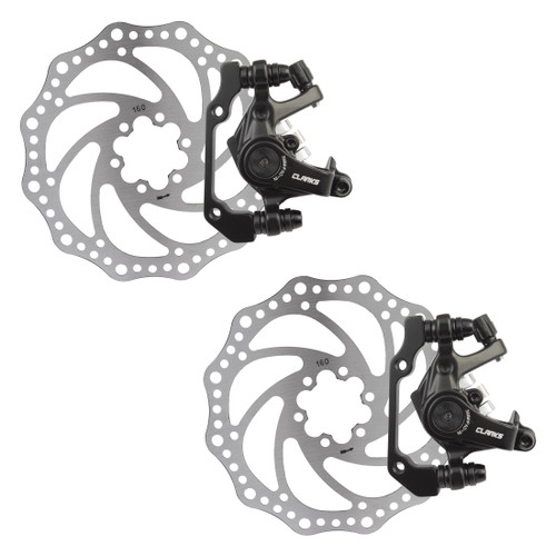 Clarks CXR-01 Mechanical Disc Brake Set - 160mm Post Mount, Road and Gravel CXR-01-160/160