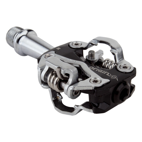 Origin8 MTB Double Clipless SPD Pedals - Chromoly Spindle, Alloy Body 41960