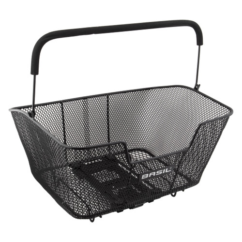 Basil Steel Base Basket Black | MIK System Rear Bike Luggage Carrier 11237