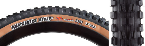 Maxxis Minion DHF Tire Tubeless Folding Black/Dark Tan 3C MaxxTerra EXO 27.5x2.3 TB00333300