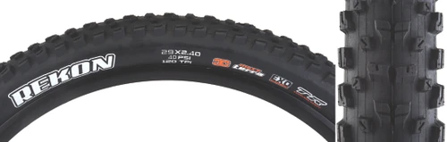 Maxxis Rekon Tire 29 X 2.4 60Tpi Tubeless Folding 3C Maxx Terra Exo Wide Black TB00017500