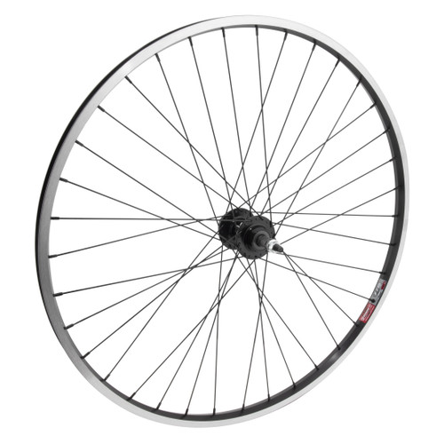 29-inch Alloy Rear Wheel 6-Bolt Black Finish for MTB and Road Bicycles 640174