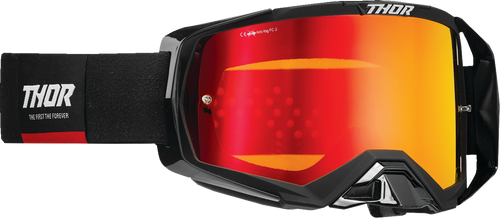 Thor Activate Goggle - Black/Red - Iridium Mirror Lens 2601-2794
