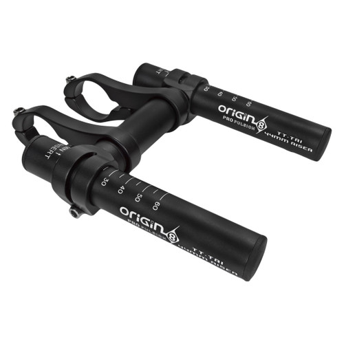Origin8 Mini Tri Clip-On Aero Bars - Aluminum, Adjustable, 25.4-31.8mm 33967