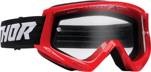 Thor Youth Combat Goggle - Racer - Red/Black 2601-3048