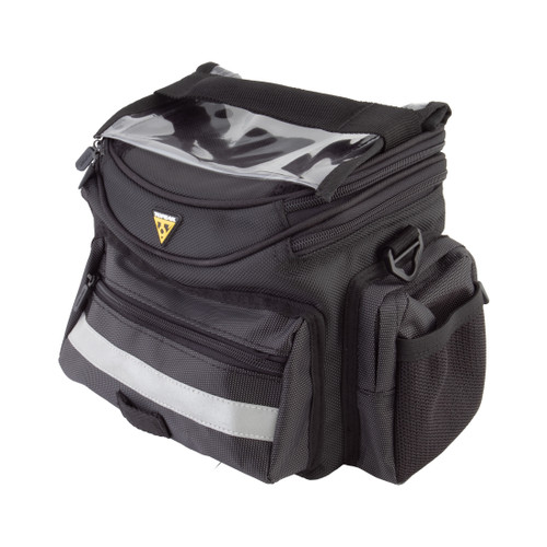 Topeak TourGuide II Black Handlebar Bag Quick Release and Rain Cover TT3021B2