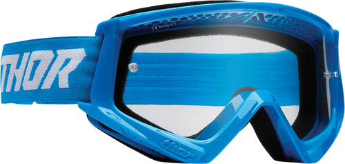 Thor Youth Combat Goggle - Racer - Blue/White 2601-3052