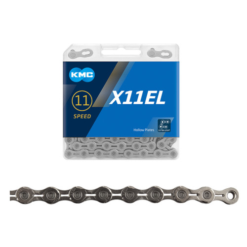 KMC X11EL Extra Light 11-Speed Chain Diamond-Like Coating, Silver CN11283