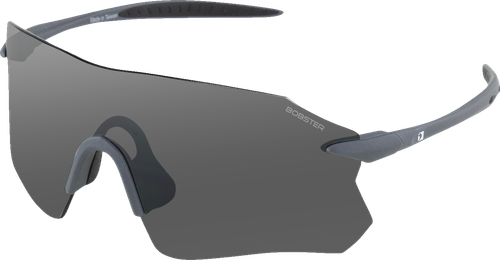 Bobster Aero Sunglasses - Matte Gray - Smoke Silver Mirror Lens BAER01