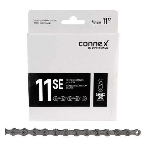 Connex 11sE Stainless Steel 11-Speed MTB Chain | Heavy Duty, Lightweight 2321-11SE-1240