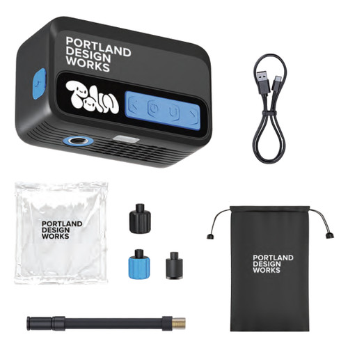 Portland Design Works Essentials Electric Bike Inflator - Digital Pump Preset and Compact Design 31