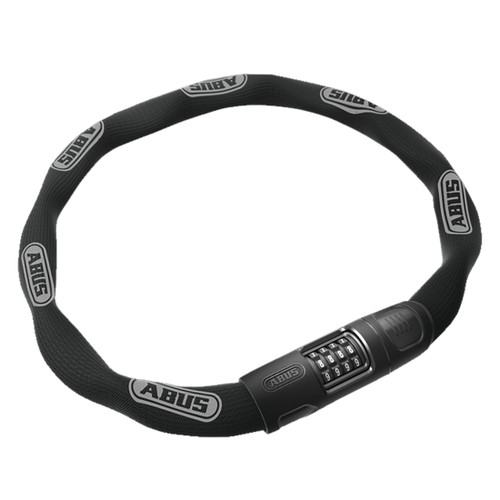 Abus 8808C 8mm Steel Chain Lock Combination, 110cm, Waterproof Black 61494
