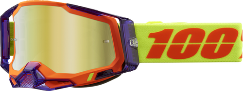 100% Racecraft 2 Goggle - Panam - Gold Mirror Lens 50010-00021