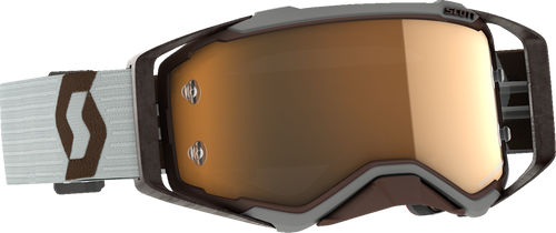 Scott Prospect Amplifier Goggle - Gray/Brown - Gold Chrome Works Lens 285536-7430324