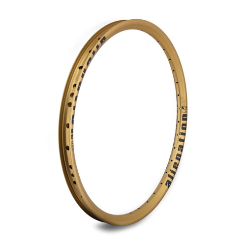 Alienation Mischief 20in Matte Gold BMX Race Rim - Lightweight and Tubeless Ready 470373