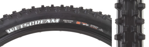 Maxxis Wetscream DH Tire 29x2.5 Tubeless Mud-Shedding Downhill TB00241500