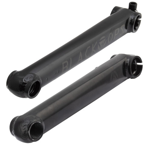 Black Ops BMX Stomp 3-Piece Chromoly Crankset 175mm, 19mm Spindle 210860