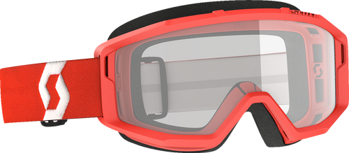 Scott Primal Goggle - Red - Clear Works Lens 278598-0004043